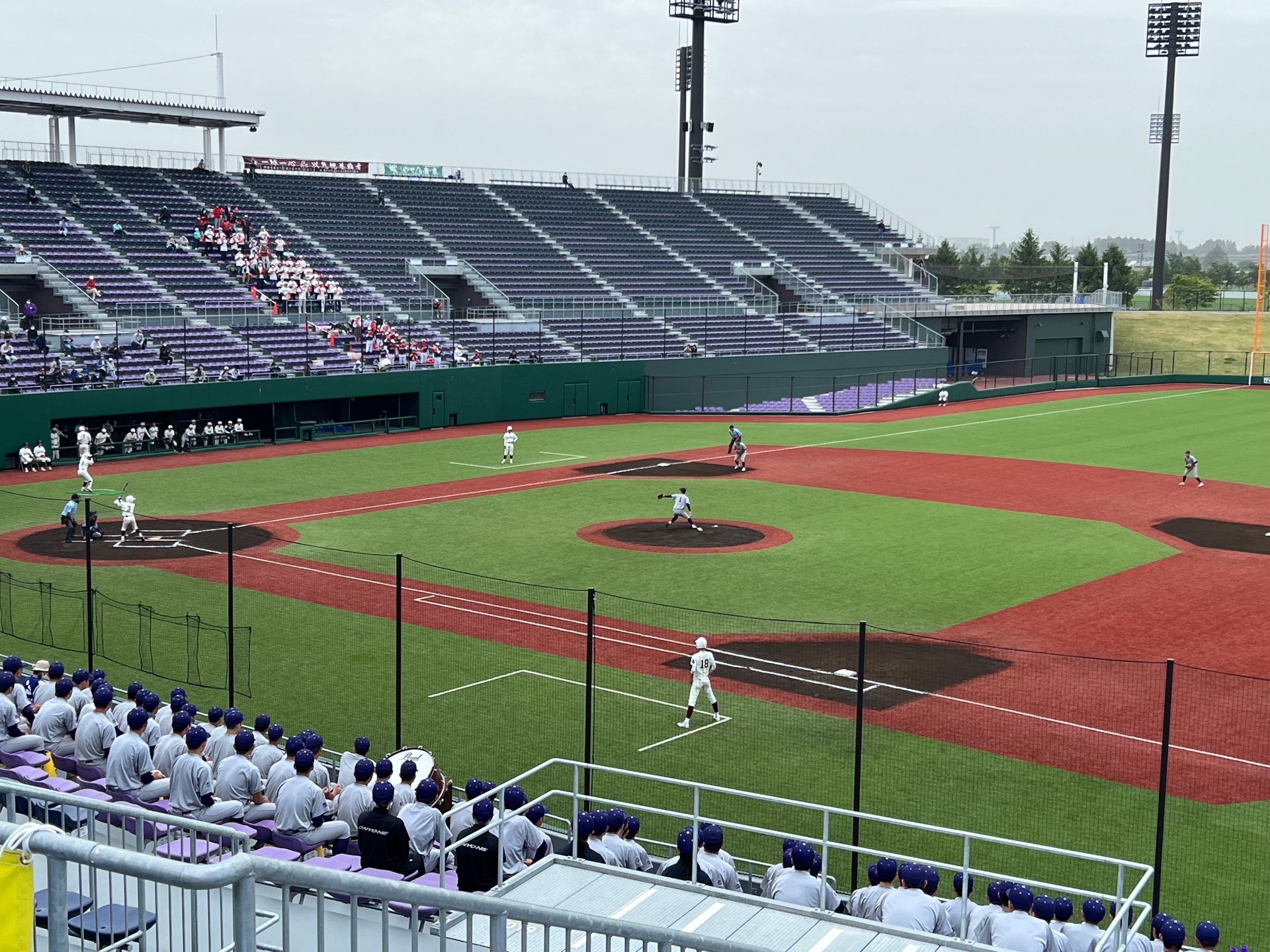 東北高校硬式野球部グランドコート 蒼