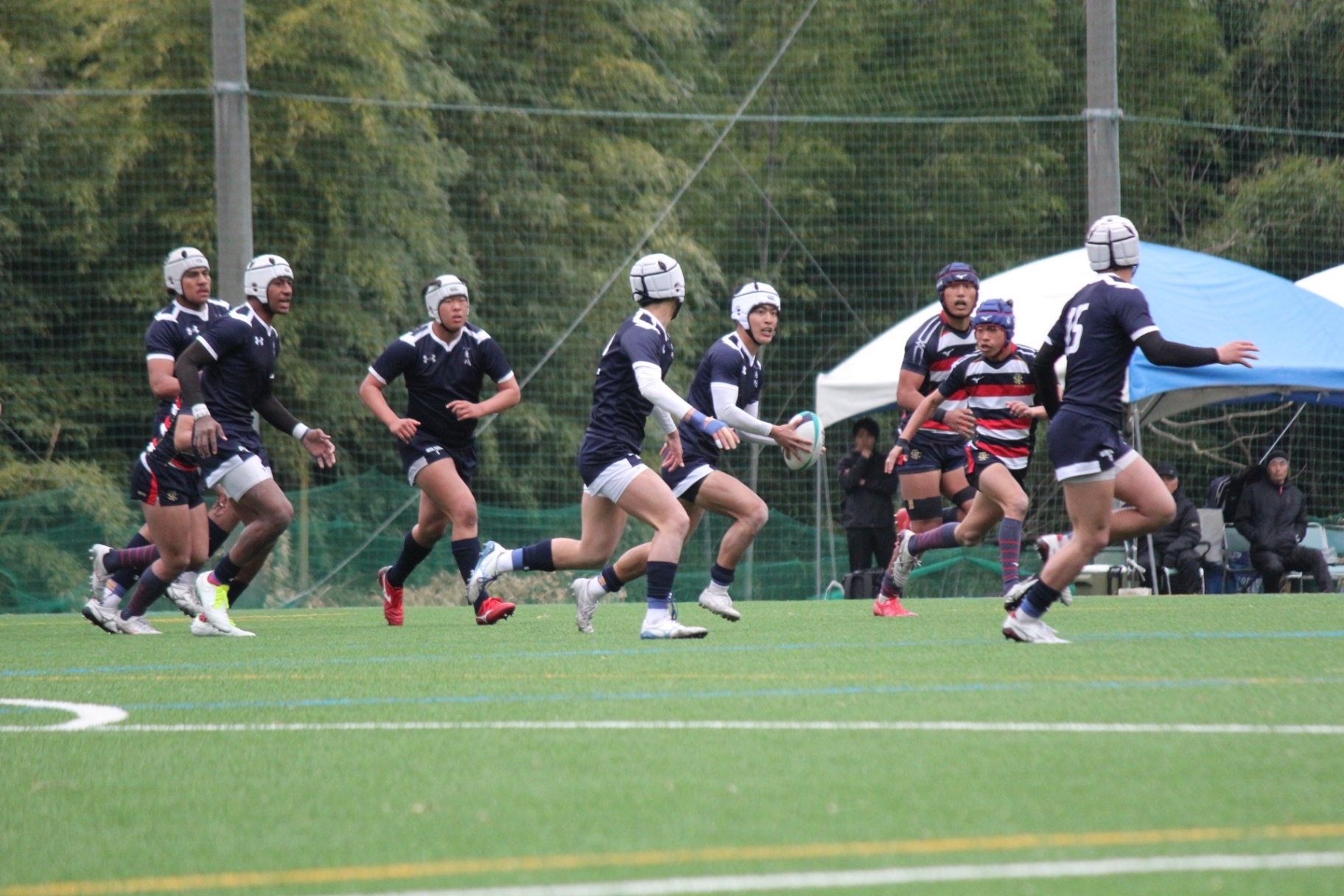 大分東明高校ラグビー部ハーフパンツ 大分東明高校ラグビー部 移動着上下セット