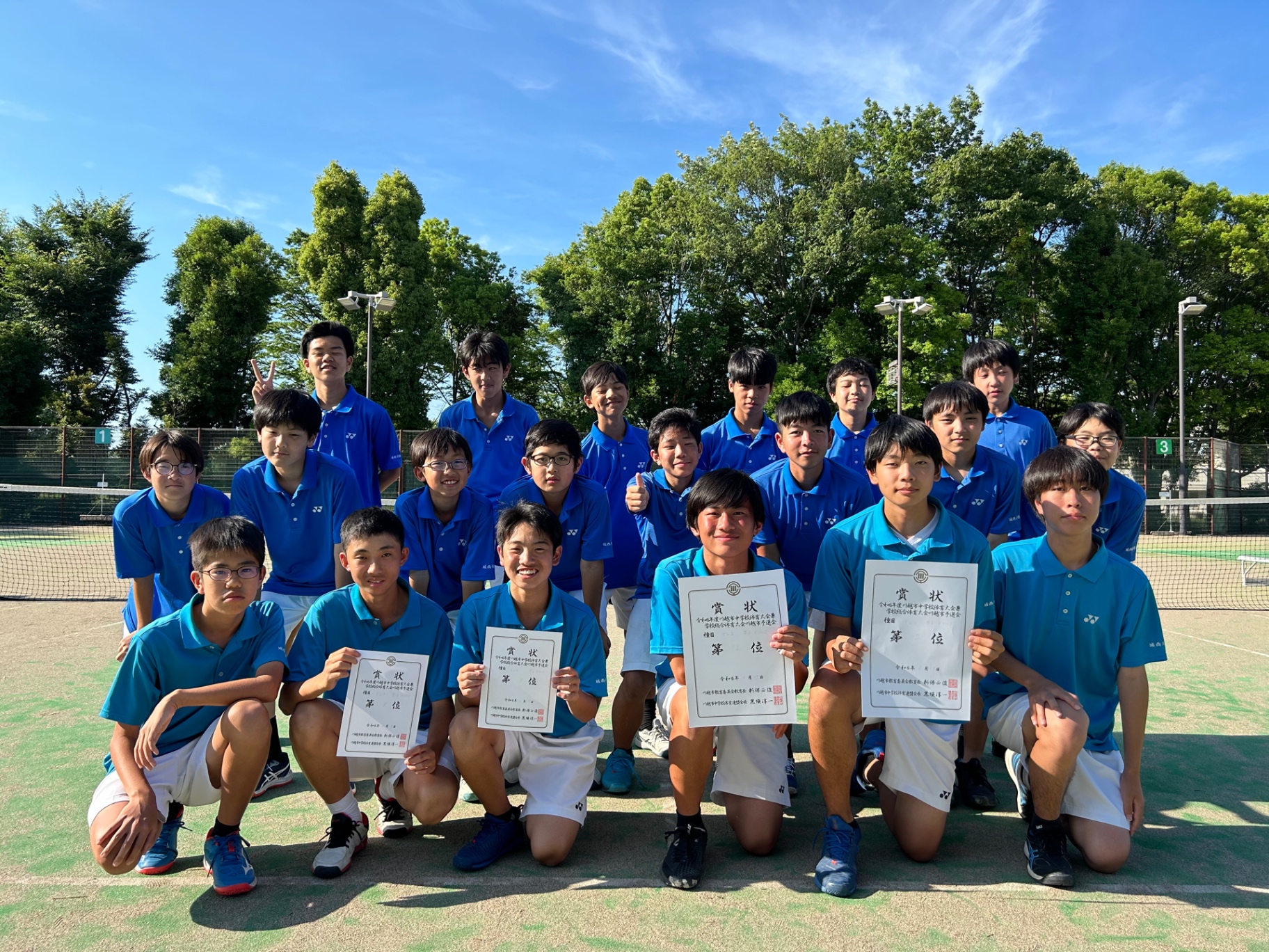 ニュース詳細 - テニス部 - 城西川越中学校