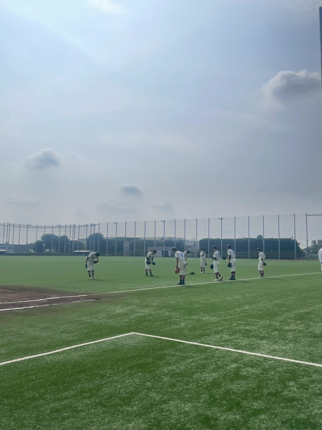 8/22【秋季大会ブロック予選一回戦】
ＶＳ都立八王子東高校
【駒場学園高等学校  軟式野球部】