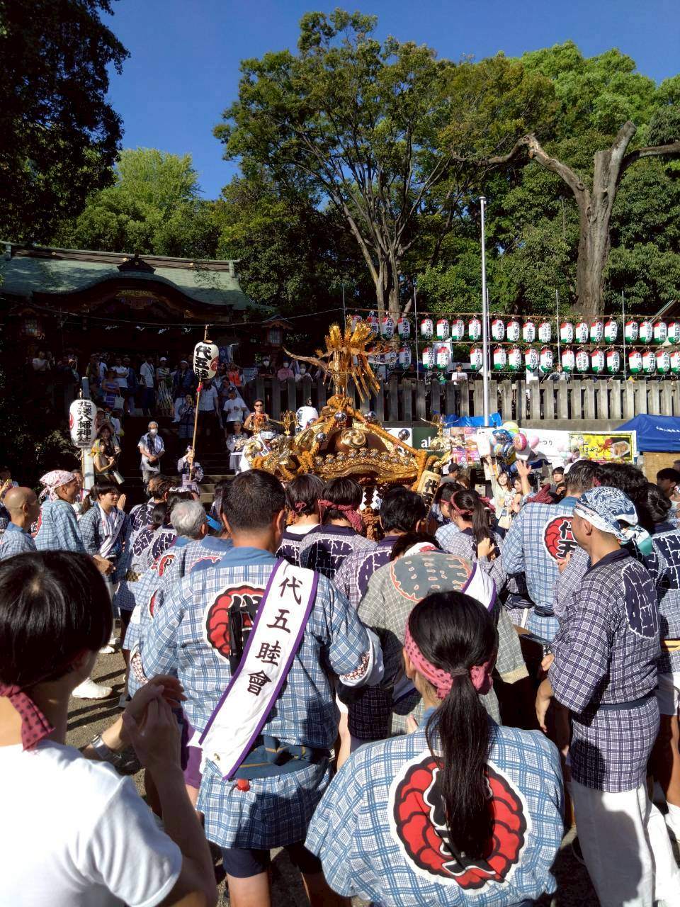 【９月】北澤八幡神社例大祭に参加しました
【駒場学園高等学校  ボランティア同好会】