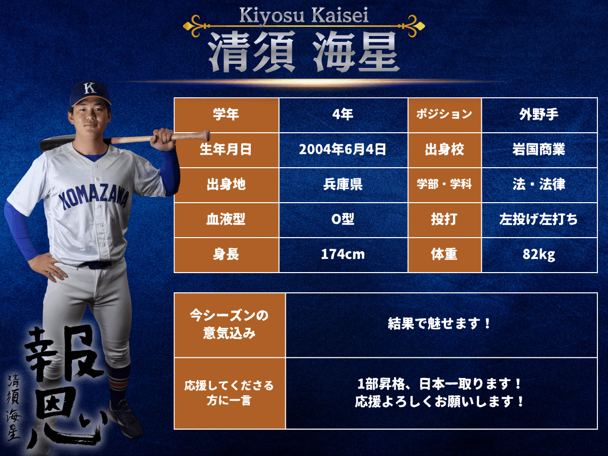 ニュース詳細 - 硬式野球部 - 駒澤大学
