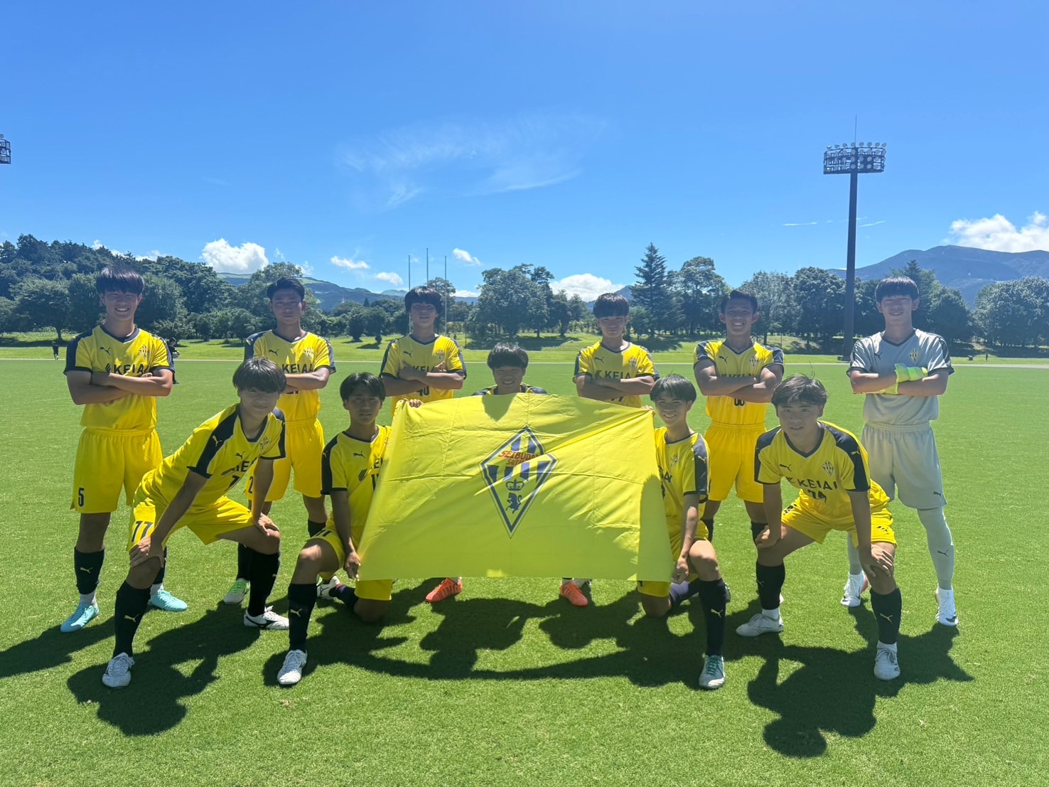 西武台高校サッカー部ユニフォーム 西武台高校サッカー部 ユニフォーム ＃38 黄色