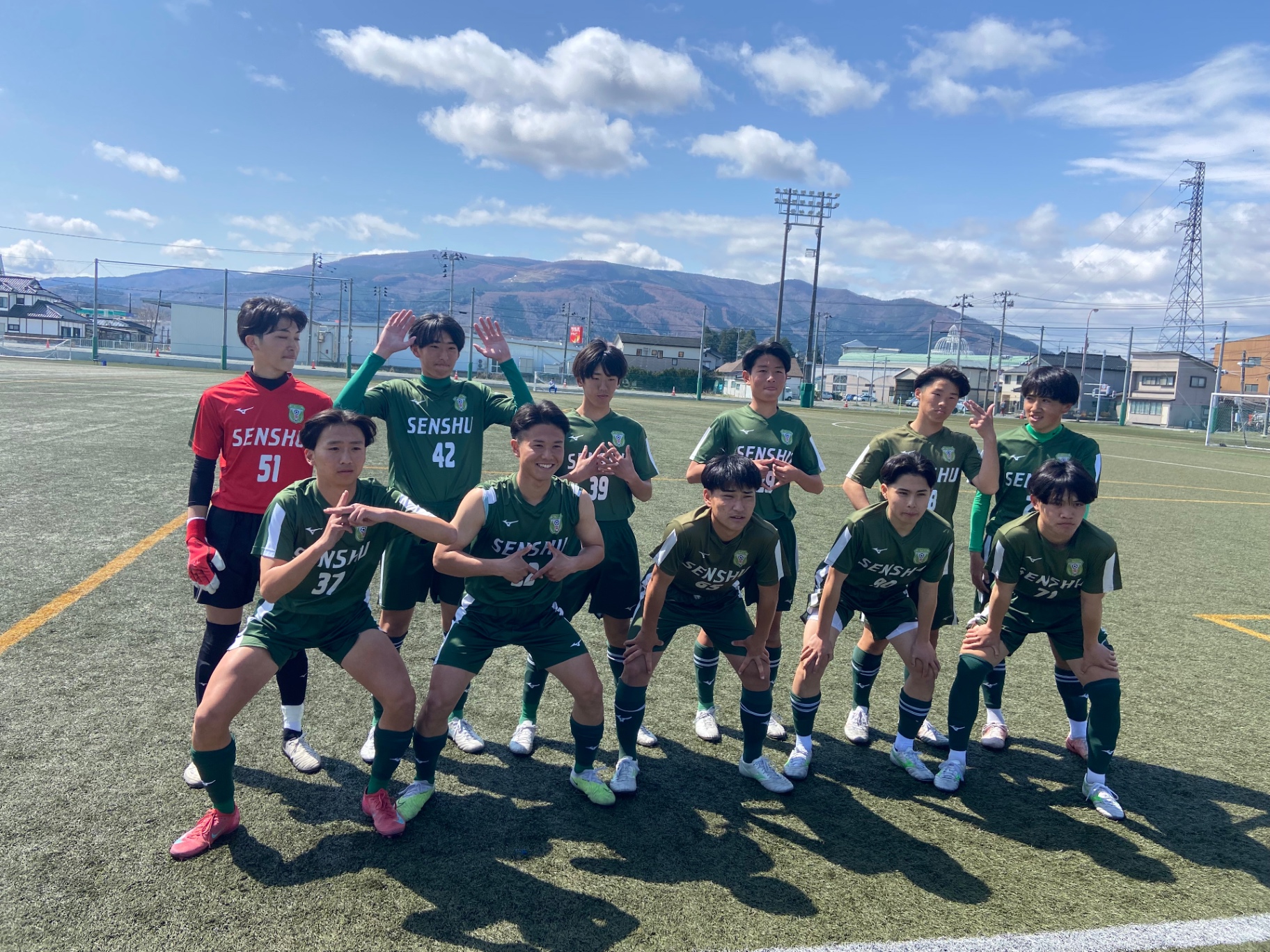 現行モデル】北野高校サッカー部 チームジャージ 上下セット 部活 